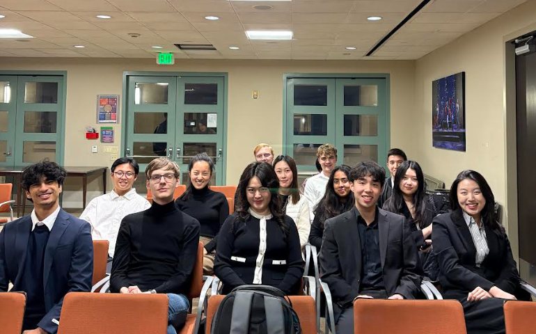PCG students together after final presentations